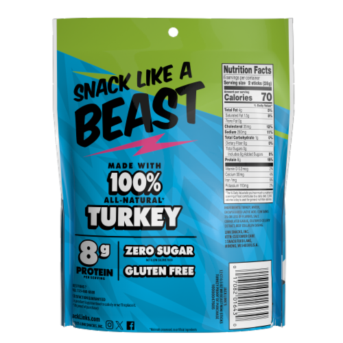 Jack Link's® MrBeast® Turkey Mini Sticks Perspective: back