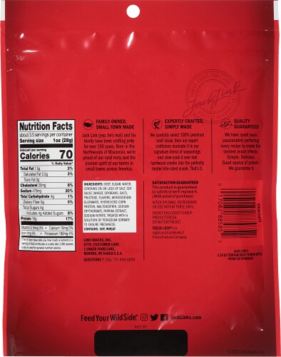 Jack Link's® Teriyaki Beef Tender Bites Perspective: back