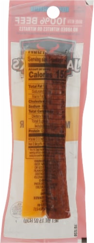 Jack Link's Original Beef & Cheddar Cheese Sticks Perspective: back
