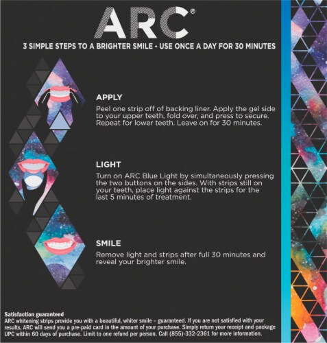 ARC Blue Light Teeth Whitening Kit Perspective: back