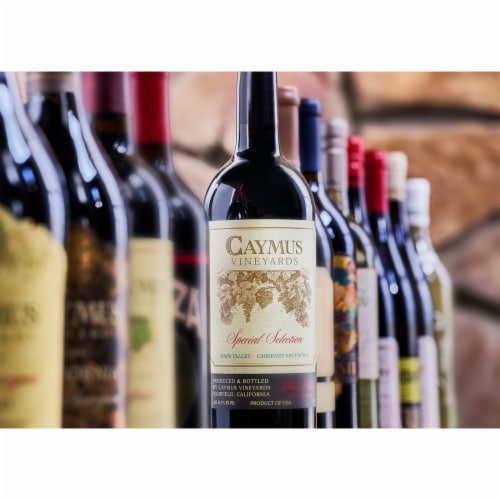 Caymus Vineyards Special Selection Cabernet Sauvignon California Red Wine Perspective: back