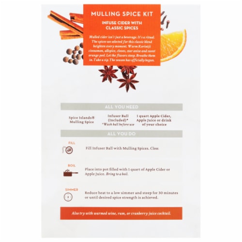 Spice Islands® Mulling Spice Kit Perspective: back