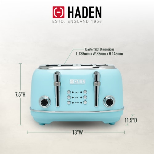 Turquoise toaster 4 slice new arrivals