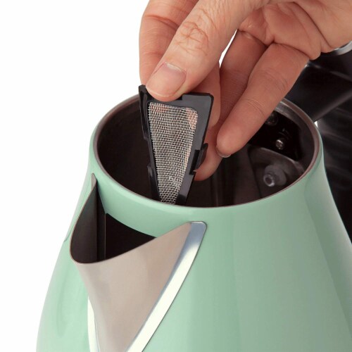 Haden Cotswold Stainless Steel Cordless Electric Kettle - Sage Green Perspective: back