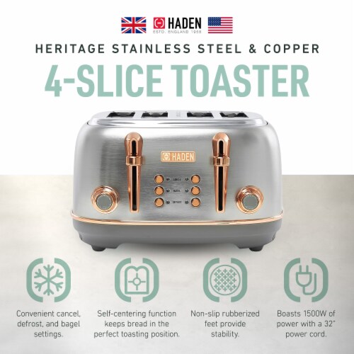 Haden Heritage 2-Slice Wide Slot Toaster