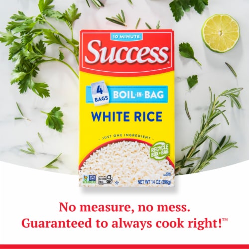 Success Boil-in-Bag White Rice Perspective: back