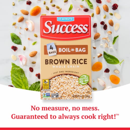 Success Boil-in-Bag Brown Rice Perspective: back
