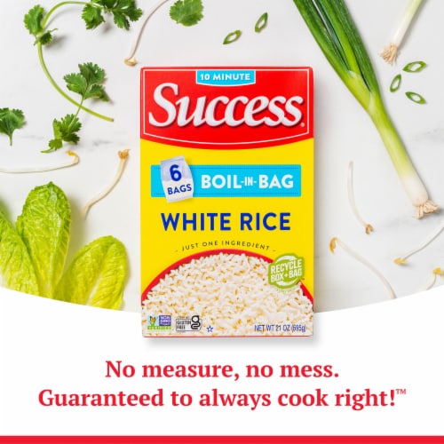 Success Boil-in-Bag White Rice Perspective: back