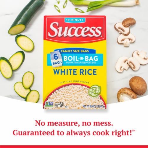 Success Boil-in-Bag White Rice Perspective: back