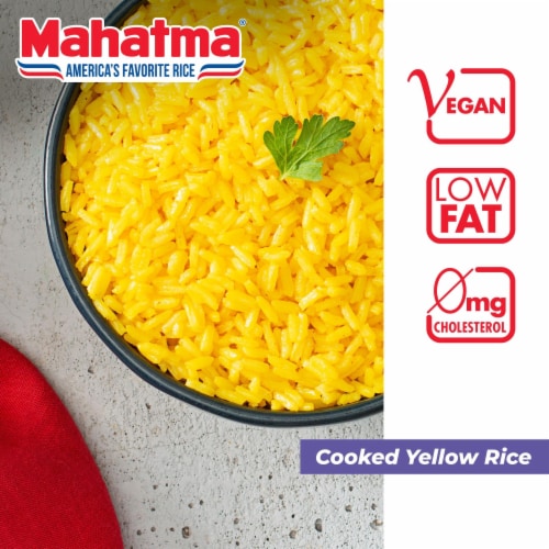 Mahatma Seasoned Yellow Rice Perspective: back