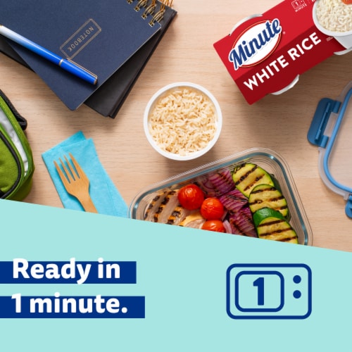 Minute® Gluten Free Ready to Serve White Rice Perspective: back