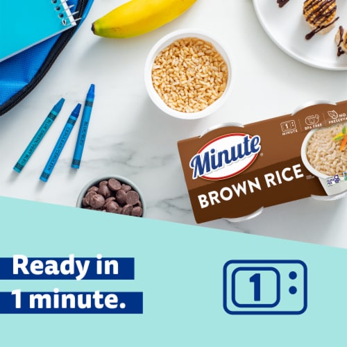 Minute® Gluten-Free Ready to Serve Brown Rice Perspective: back