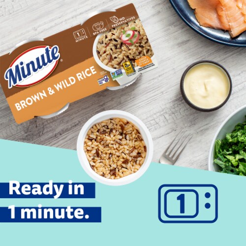Minute Gluten-Free Ready to Serve Brown & Wild Rice Perspective: back