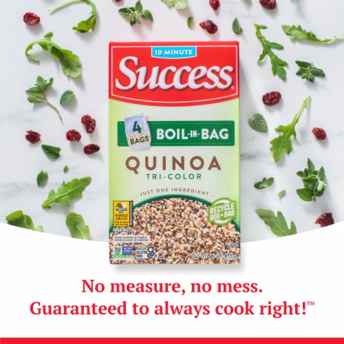 Success Boil-in-Bag Tri-Color Quinoa Perspective: back