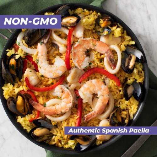 Mahatma Gluten-Free Parboiled Medium Grain Paella Rice Perspective: back