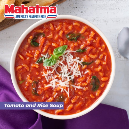 Mahatma® Ready to Heat Garlic & Olive Oil Rice Perspective: back