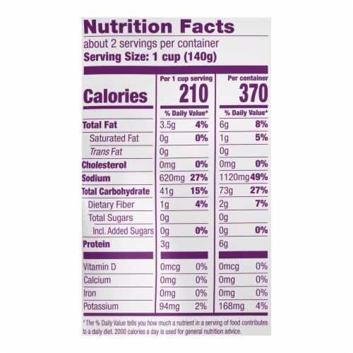 Mahatma® Yellow Rice Pouch Perspective: back