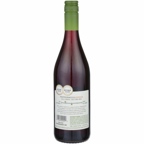 Pepperwood Grove Pinot Noir Red Wine International Perspective: back