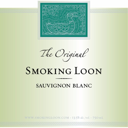 Smoking Loon Sauvignon Blanc California White Wine Perspective: back