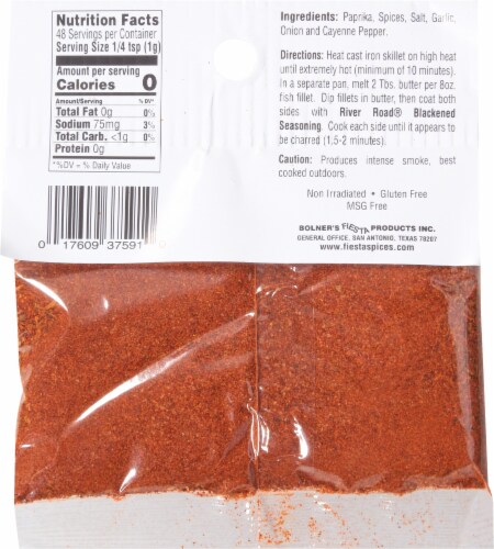 River Road® Blackened Seasoning Perspective: back