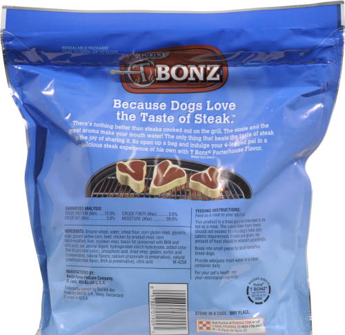 ALPO T-Bonz Porterhouse Flavor Dog Snacks Perspective: back
