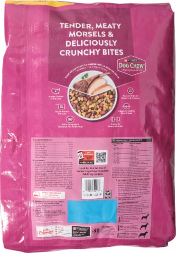 Purina® Dog Chow® Tender & Crunchy Lamb & Turkey Dry Dog Food Perspective: back