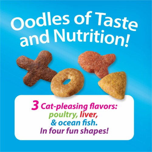 Purina Kit and Kaboodle Adult Crunchy Dry Cat Food Poultry Liver and Ocean Fish Flavors Perspective: back
