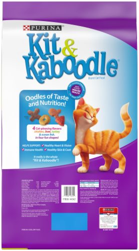 Kit & Kaboodle Original Dry Cat Food Perspective: back
