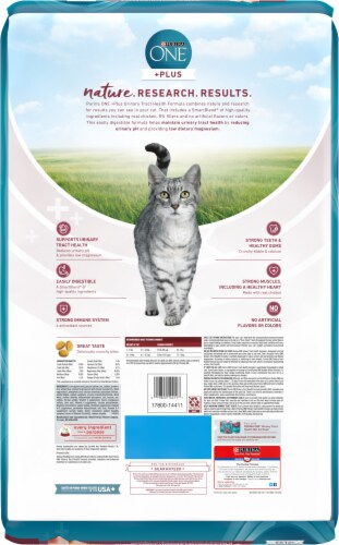 Purina ONE® Urinary Tract Health Formula Adult Dry Cat Food Perspective: back