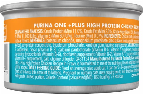 Purina ONE® Natural High Protein True Instinct Chicken Recipe Gravy Wet