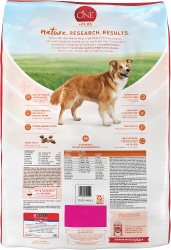 Purina ONE® SmartBlend Healthy Weight Formula Turkey Natural Dry Adult Dog Food Perspective: back