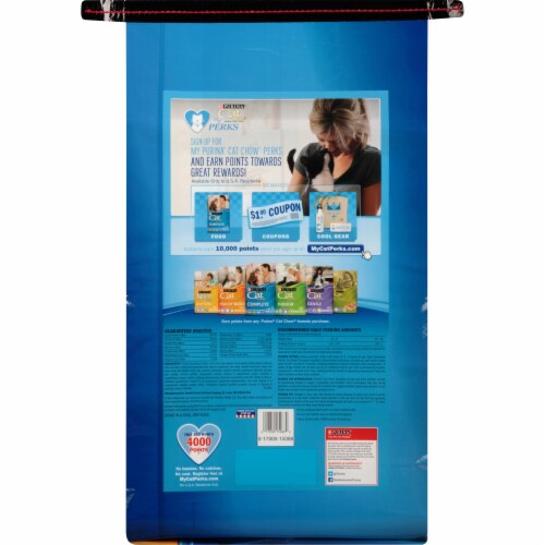 Cat Chow Complete Nutrition Dry Cat Food Perspective: back