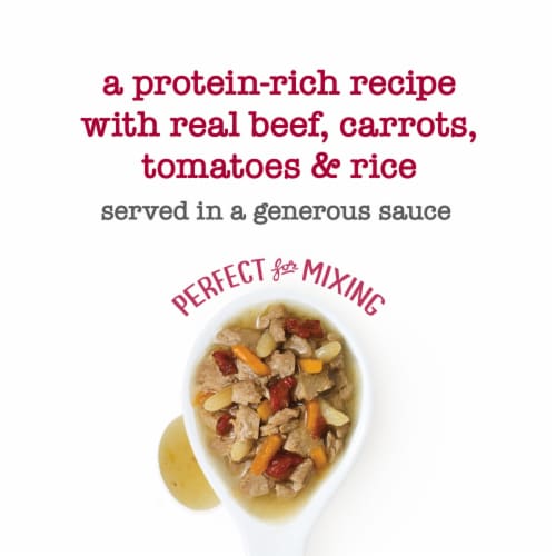 Purina Beneful Medleys Wet Dog Food Tuscan Style Beef in Sauce Perspective: back