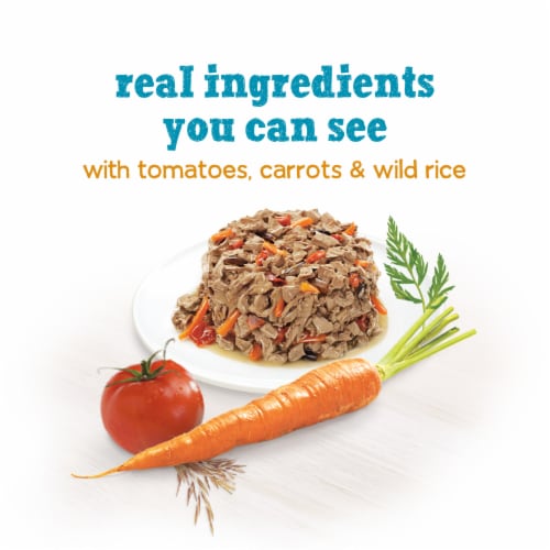 Purina Beneful IncrediBites Small Breed Wet Dog Food with Real Chicken with Gravy Perspective: back