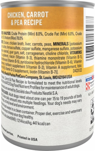 Purina Beyond Grain Free Chicken Carrots and Pea Recipe Wet Dog Food 13 oz Foods Co