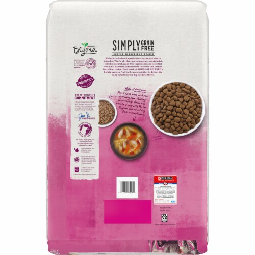 Beyond Grain Free Beef & Egg Recipe Adult Dry Dog Food Perspective: back