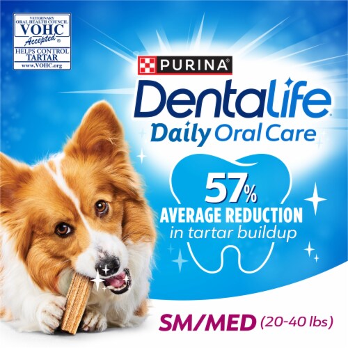 DentaLife® Daily Oral Care Small/Medium Dog Dental Chews Perspective: back