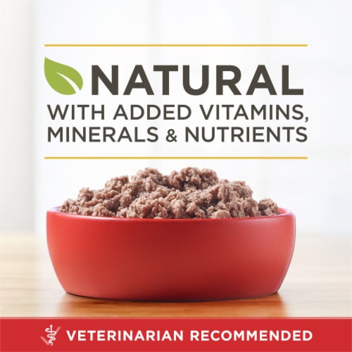 Purina ONE Natural Classic Ground Grain Free Wet Dog Food True Instinct With Real Turkey and Venison Perspective: back