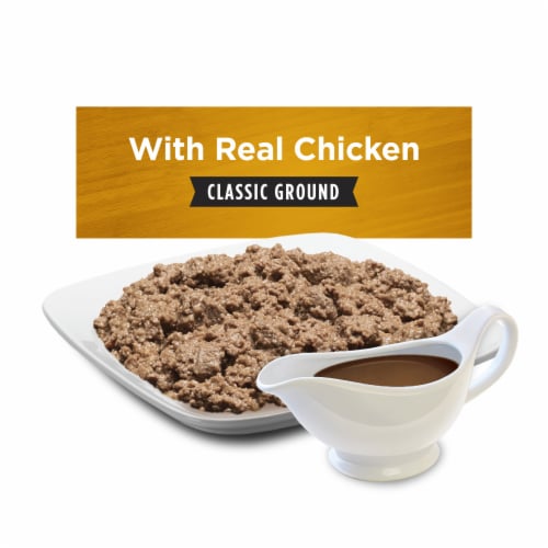 Dog Chow® High Protein with Real Chicken Classic Ground Wet Dog Food Perspective: back