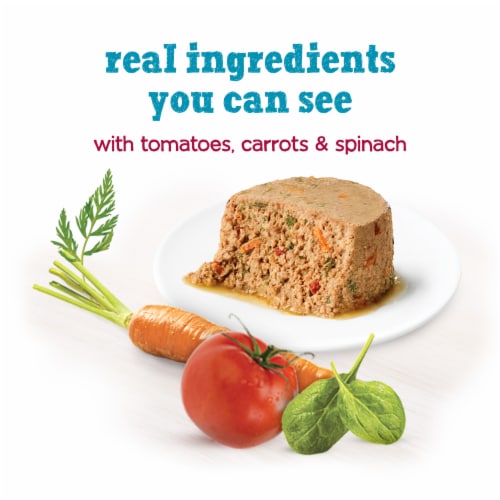 Purina Beneful Small Breed Wet Dog Food, Incredibites Pate With Real Beef Recipe Perspective: back