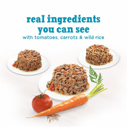 Purina Beneful Incredibites Small Breed Wet Dog Food Variety Pack Real Beef, Chicken and Salmon Perspective: back
