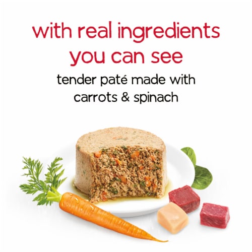 Purina Beneful Infused Pate Wet Dog Food Variety Pack With Real Lamb, Chicken or Beef Varieties Perspective: back