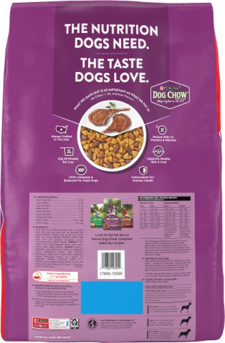 Purina® Dog Chow® Lamb Flavor Perspective: back
