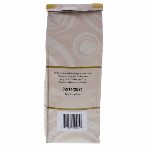 Donut Shop Blend Ground Gourmet Coffee by Bostons Best for Unisex - 12 oz Coffee Perspective: back
