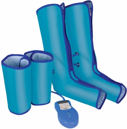 Air Compression Large Leg Wraps - XLARGE - Fits Thighs Up to  33 Perspective: back