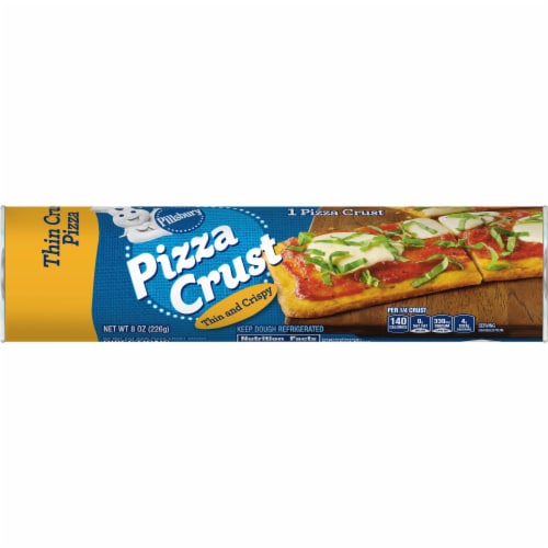 Pillsbury Thin and Crispy Pizza Crust Dough Perspective: back