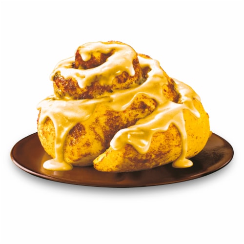 Pillsbury Grands! Limited Edition Pumpkin Spice Rolls with Pumpkin Spice Icing Perspective: back