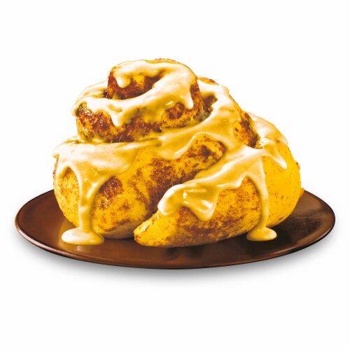 Pillsbury Grands! Limited Edition Pumpkin Spice Rolls with Pumpkin Spice Icing Perspective: back