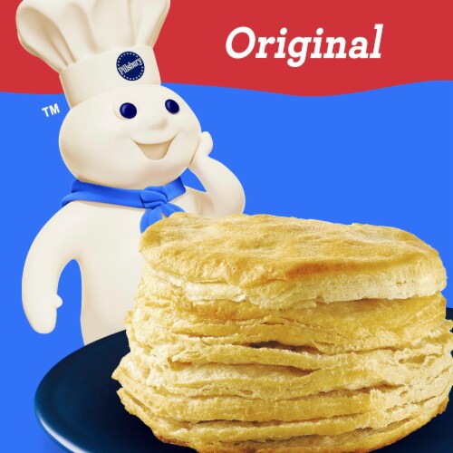 Pillsbury Grands! Flaky Original Biscuits Perspective: back