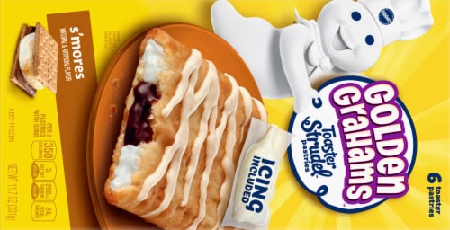 Pillsbury Golden Grahams S'Mores Toaster Strudel Pastries Perspective: back